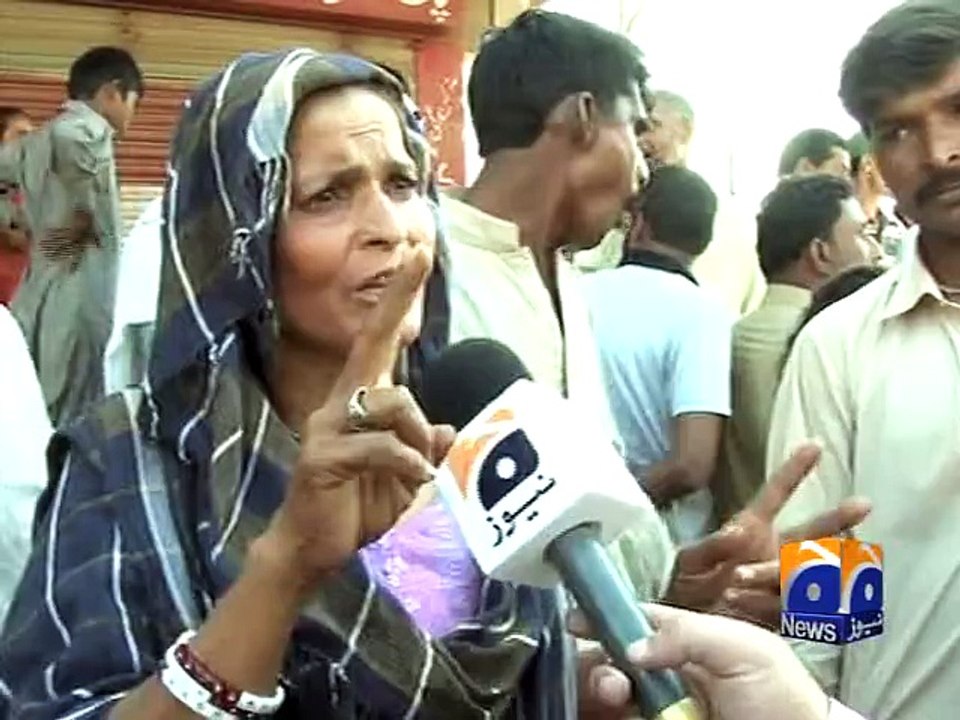 Shanty Settlement turns to Ashes (Karachi) - Geo Reports - 05 Nov 2015