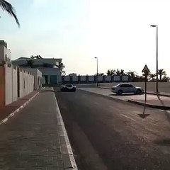 Bevel sixteen on the streets of dubai ( fastest car in the world with 5000hp and v16 engine)