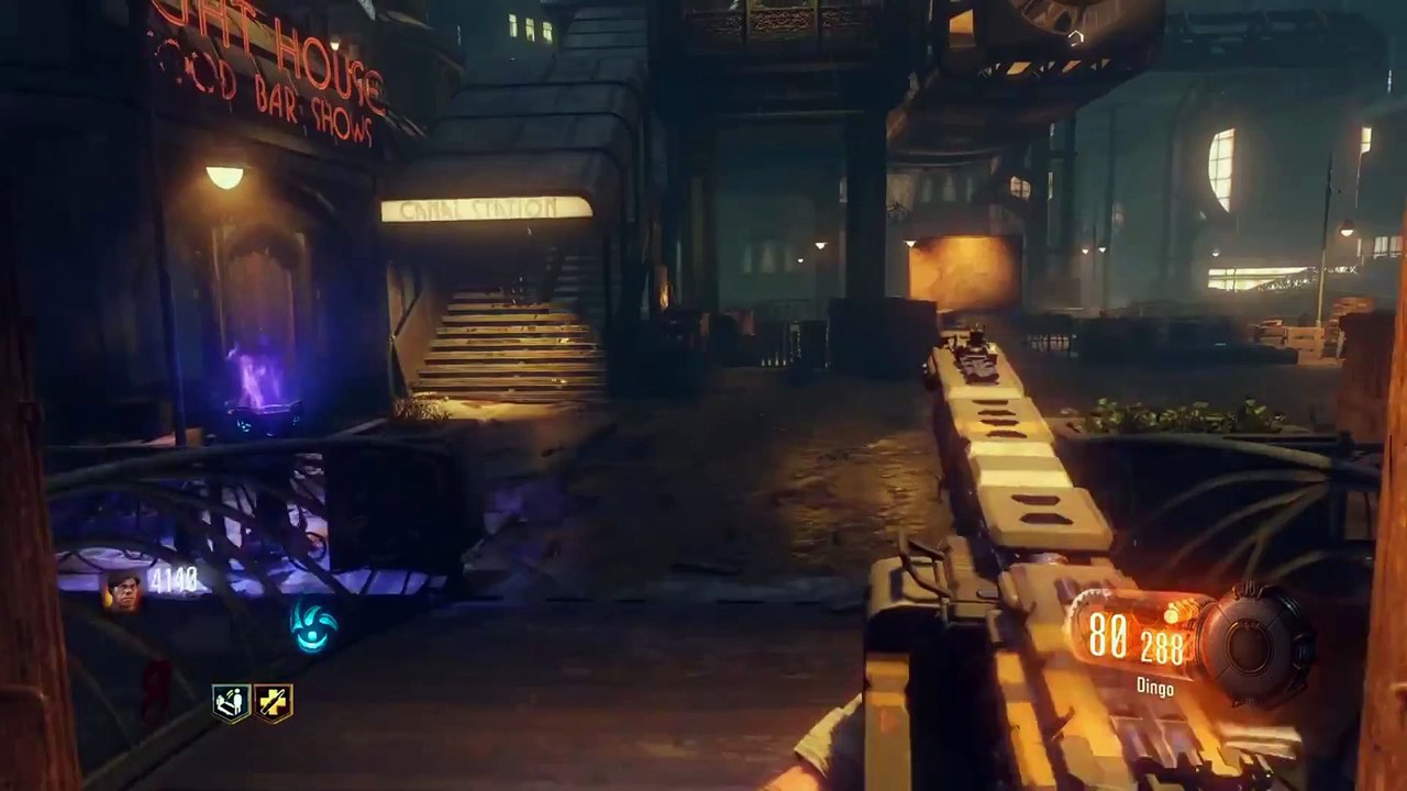 Black Ops 3 Zombies Gameplay - Brand New LMG "DINGO" Gameplay!
