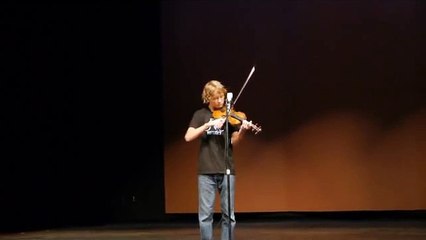 Kid Plays Stairway to Heaven Solo with Violin like a Rock Guitar!