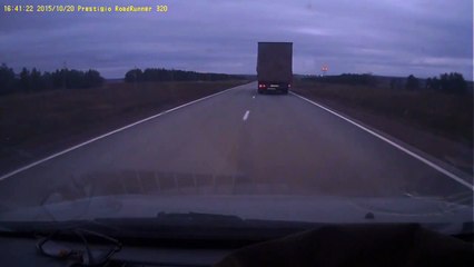 Download Video: How NOT to overtake a truck on the highway - crazy car crash