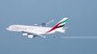 2 jetmans volent avec un A380 Emirates au dessus de Dubaï : magique!