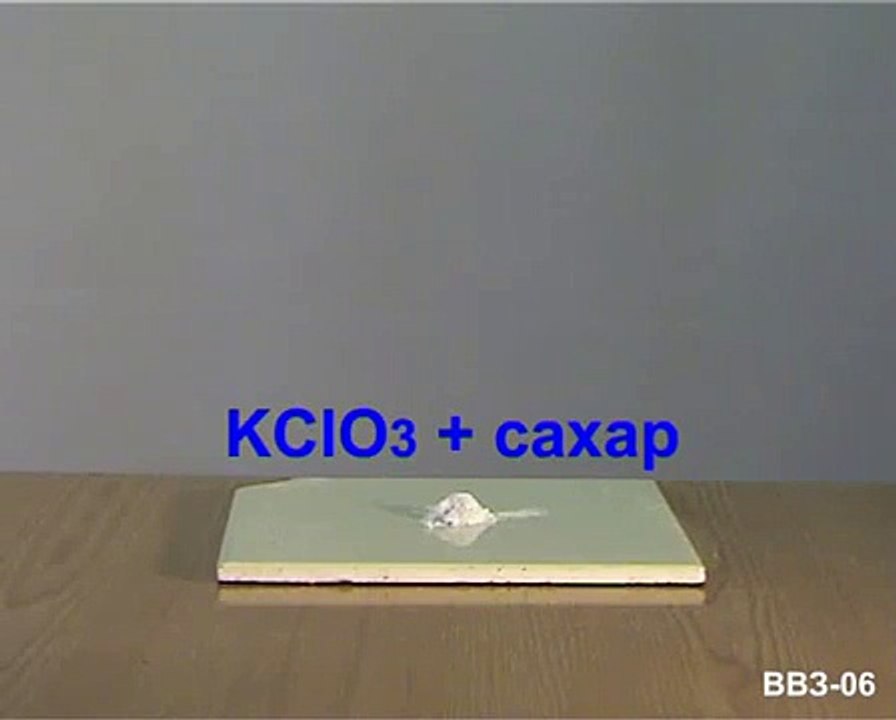 Хлорат калия + Сахар/Potassium chlorate + Sugar