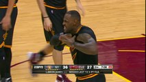 LeBron James Rip Sleeves on Too-Tight Jersey | November 4, 2015