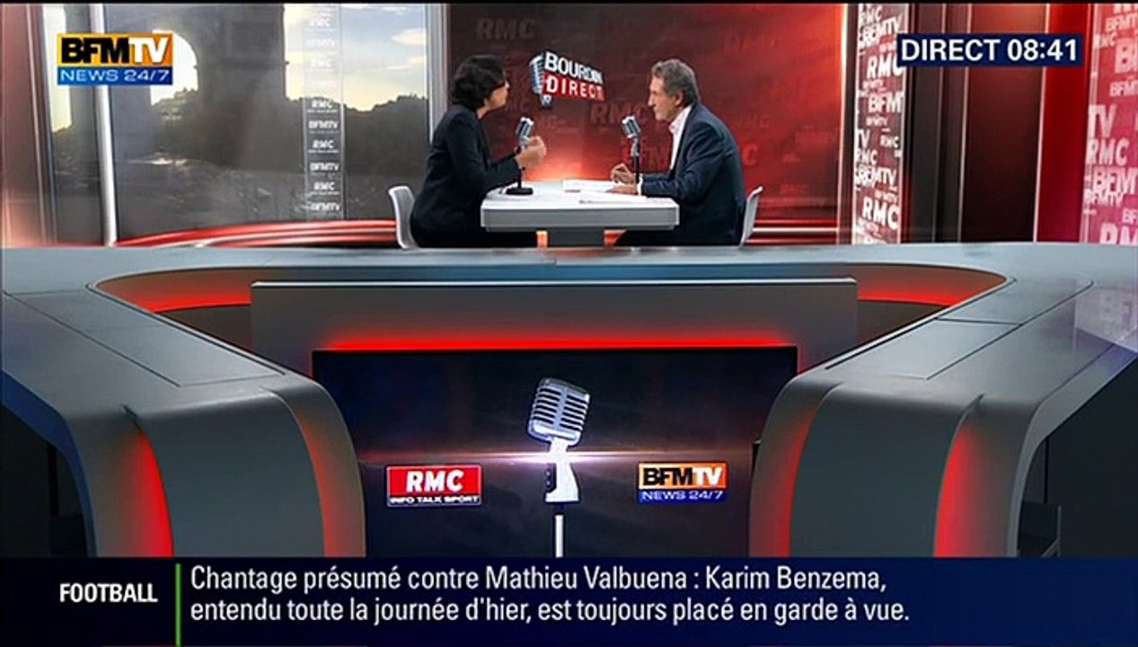 Myriam El Khomri face à Jean-Jacques Bourdin en direct_BFMTV_2015_11_05_09_00