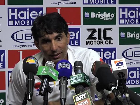 Misbah ul Haq Talking to Press After Series Win against Englands