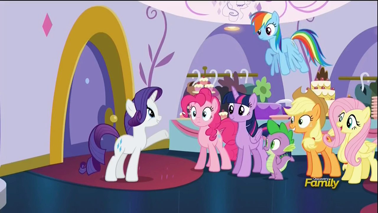 [1080p] Rarity opens Canterlot Boutique