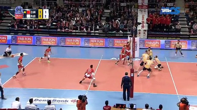 Volley LDC M - J1 - Victoire d'Ankara face à Paris Volley