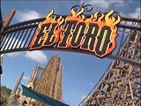 El Toro Wooden Roller Coaster Front Seat POV Six Flags Great Adventure