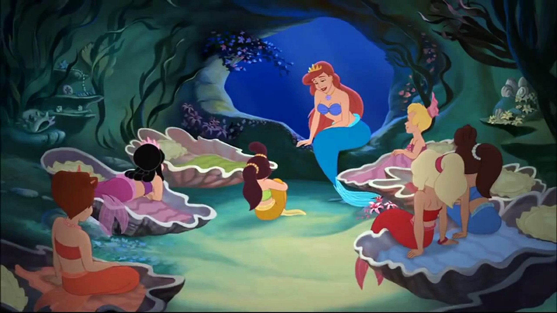 The Little Mermaid Ariels Beginning Athenas Song Dailymotion Video