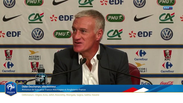 Didier Deschamps explique pourquoi il ne retient pas Benzema et Valbuena