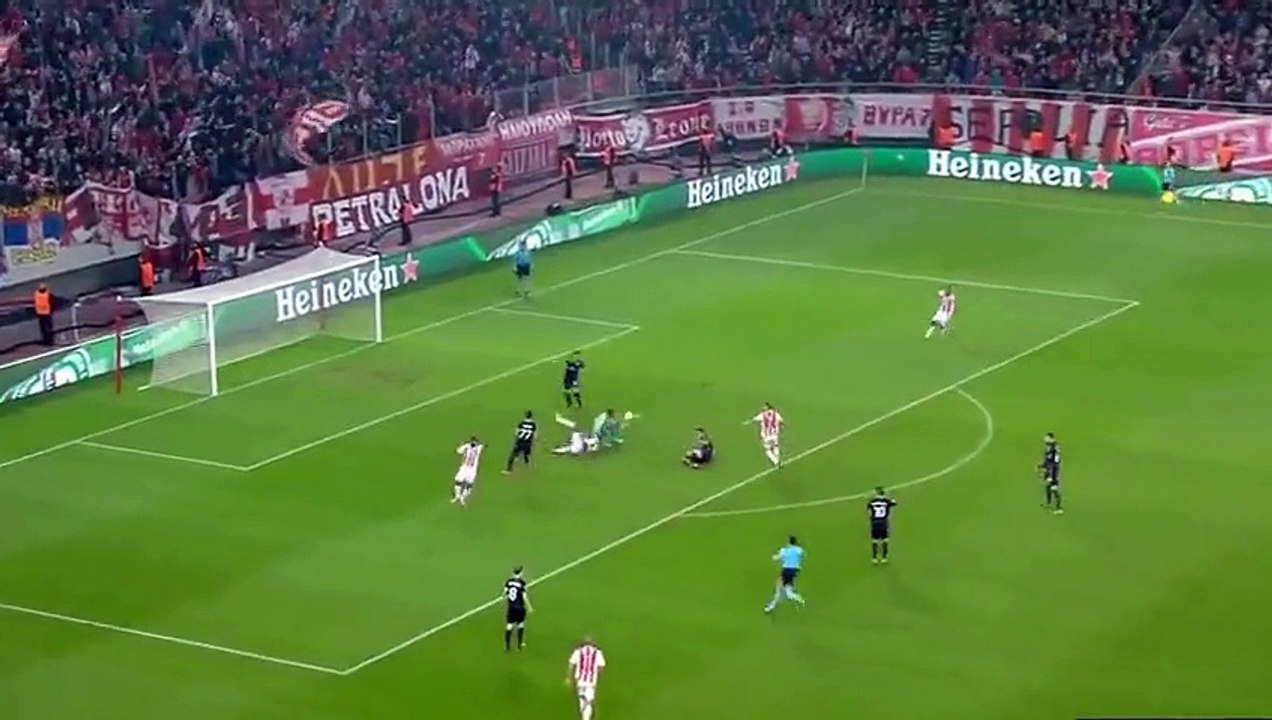 Olympiakos 2 – 1 Dinamo Zagreb (Champions League) Highlights November 5,2015