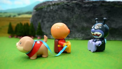 アンパンマン おもちゃアニメ 犬の散歩 Anpanman Mr. Potato Head Toy
