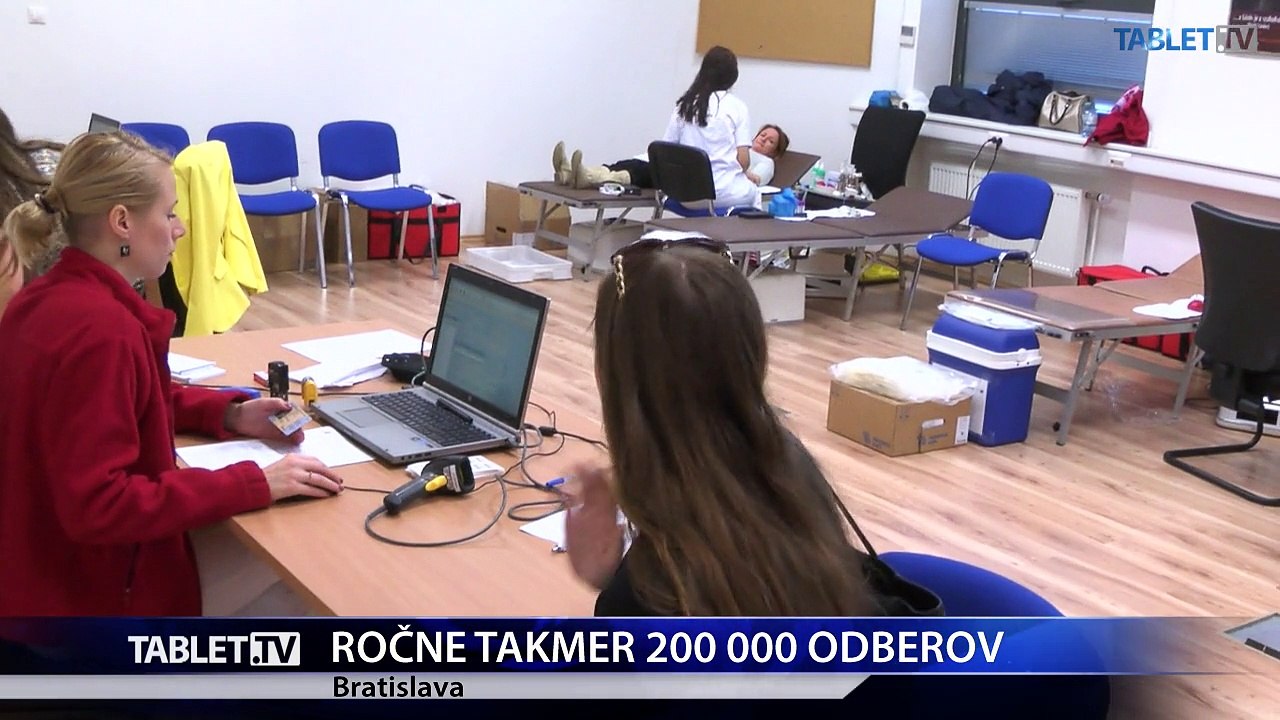 Ľudia ročne darujú krv takmer 200-tisíc krát