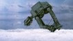 Star Wars Lego Destruction  - Star Wars Lego AT-AT Takes an Epic Fall at Hoth