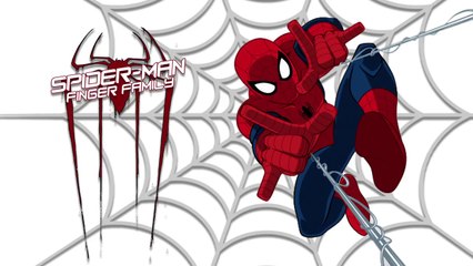Finger Family Spiderman | Spider Man Finger Family Songs,  Kids Songs Popular Nursery Rhymes