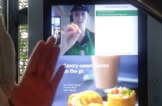 Aux USA les sourds peuvent commander au Drive d'un fast food