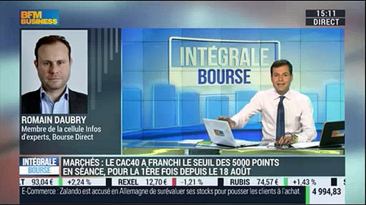 05/10/15 : Les Infos d'Experts de Bourse Direct dans Intégrale Bourse