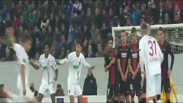 Augsburg vs AZ 4-1 Highlights & Goals 2015_16 Europa League 05-11-2015