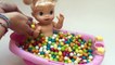 Baby Doll Baby Alive BathTime Gum Balls Bath with Surprise Toys Babies Toy Videos