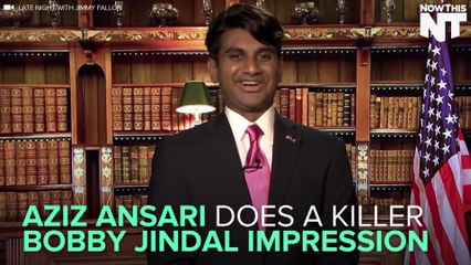 Aziz Ansari Nails A Bobby Jindal Impression