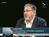 Fernando Navarro: la posibilidad de que gane Macri es un retroceso