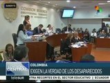 Colombia:señalan falta de voluntad del Estado en tema de desaparecidos