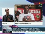 Brasil: trabajadores de Petrobras exigen reajuste salarial del 10%