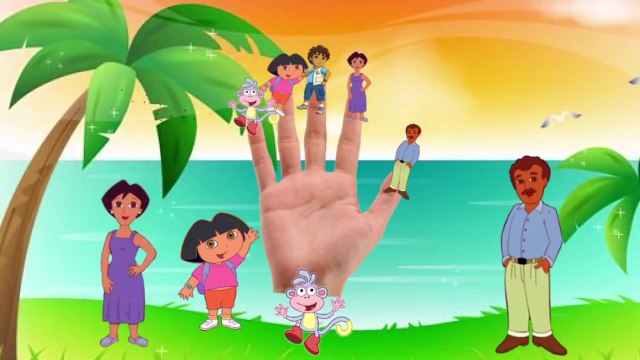 Finger Family Dora - Kids Songs Dora The Explorer Cartoon Nursery Rhymes Finger Family