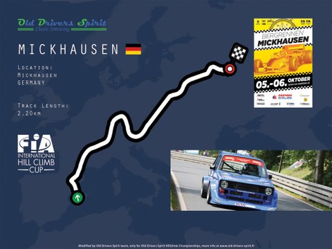 Tour de piste à Mickhausen en Ford Escort RS MK1 sur Rfactor