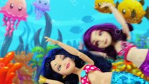 Ariel saves Mal & Evie Mermaids & Saves Ben after Ariel Defeats Ursula. DisneyToysFan