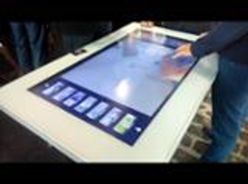La table tactile à Rent2015