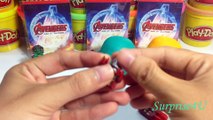 Lego toys videos Marvel Avengers Ironman Hulk Thor Captain America Play doh Surprire eggs