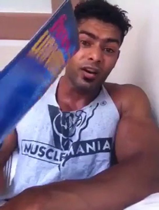 Pakistani Body Builder Bashing Pak Media and Govt. He Got 2nd Position Mr.Universe