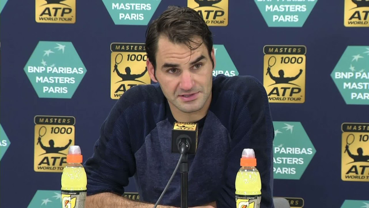 Tennis - ATP - Paris : Federer «Je ne fais pas un mauvais match»