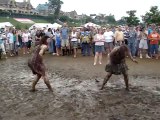 Girls Wrestling in Mud at Memphis in May
