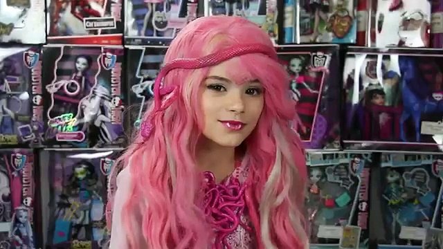 Monster High Viperine Gorgon Doll Makeup Tutorial for Halloween or Cosplay | Kittiesmama