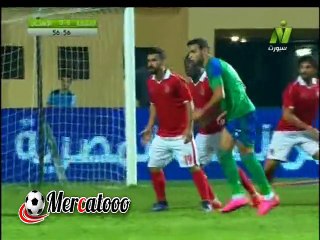 هدف المقاصة الأول ( الأهلي 0-1 مصر المقاصة ) الدورى المصرى الممتاز