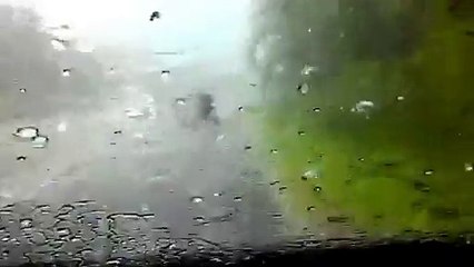 Guy Finds Both Ends Of The Rainbow In A Hail Storm