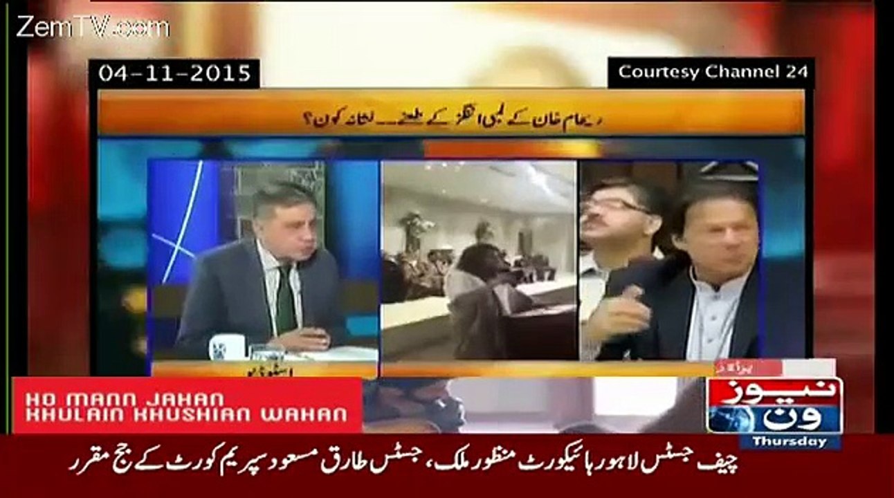 Mera Shak Jahangir Tareen Par He Q Gya-Shahid Masood telling