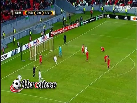 اهداف مباراة ( روبين كازان 0-1 ليفربول ) الدوري الأوروبي