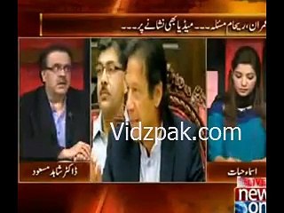 Dr Shahid Masood's more  revelation about Imran and Reham Khan