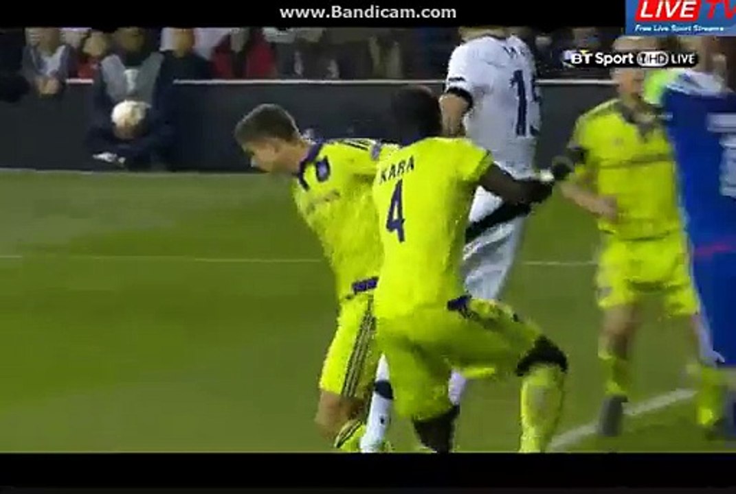 Harry Kane Fantastic Chance Tottenham 0-0 Anderlecht Europa League 5.11.2015 HD