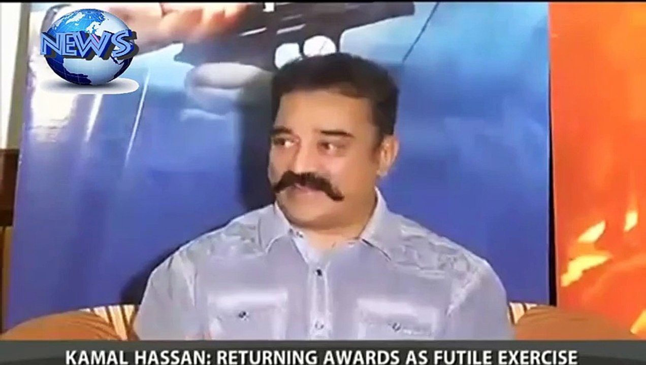 Breaking News India Those Returning National Awards are Inultng the Nation & Its Honour_ Kamal Haasan