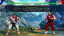 STREET FIGHTER V (BETA) Tutorial with Alpha Ryu and Ken with Gouken