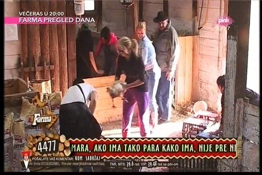 Stanija hvata pilice i tera koze iz obora! #Farma 6 /05.11.2015.