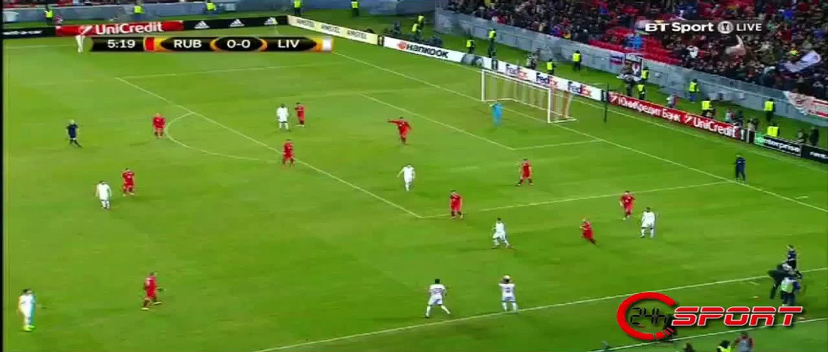 Rubin Kazan’ vs Liverpool 0 - 1 2015 - All Goals & Highlights Europa League 05