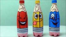 DIY Crafts Funny Pencils from Recycled Bottles Crafts