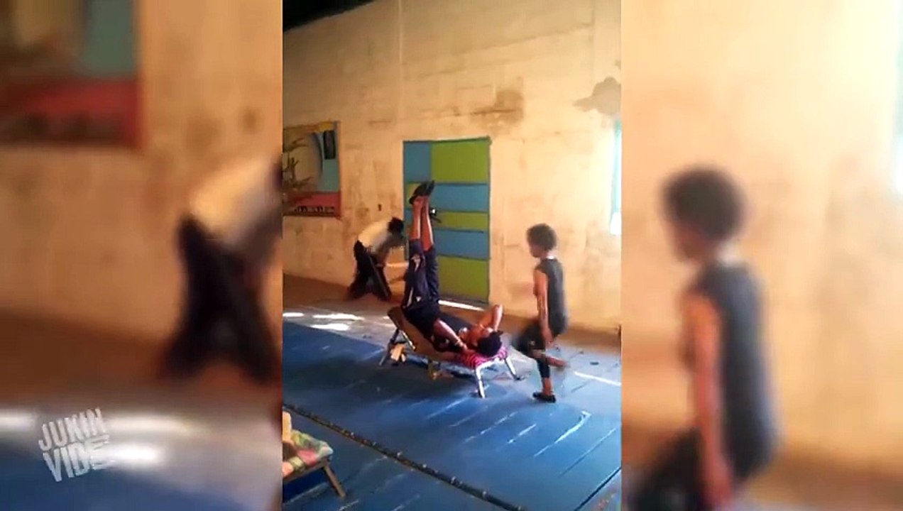 Incredible Acrobatic Act  Yeneta Brothers