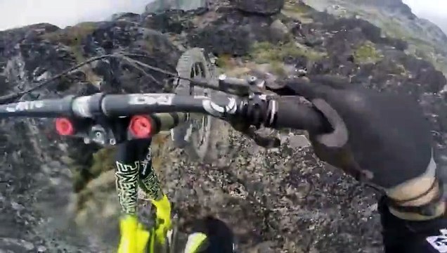 INSANE Downhill Mountain Bike POV Going Vertical